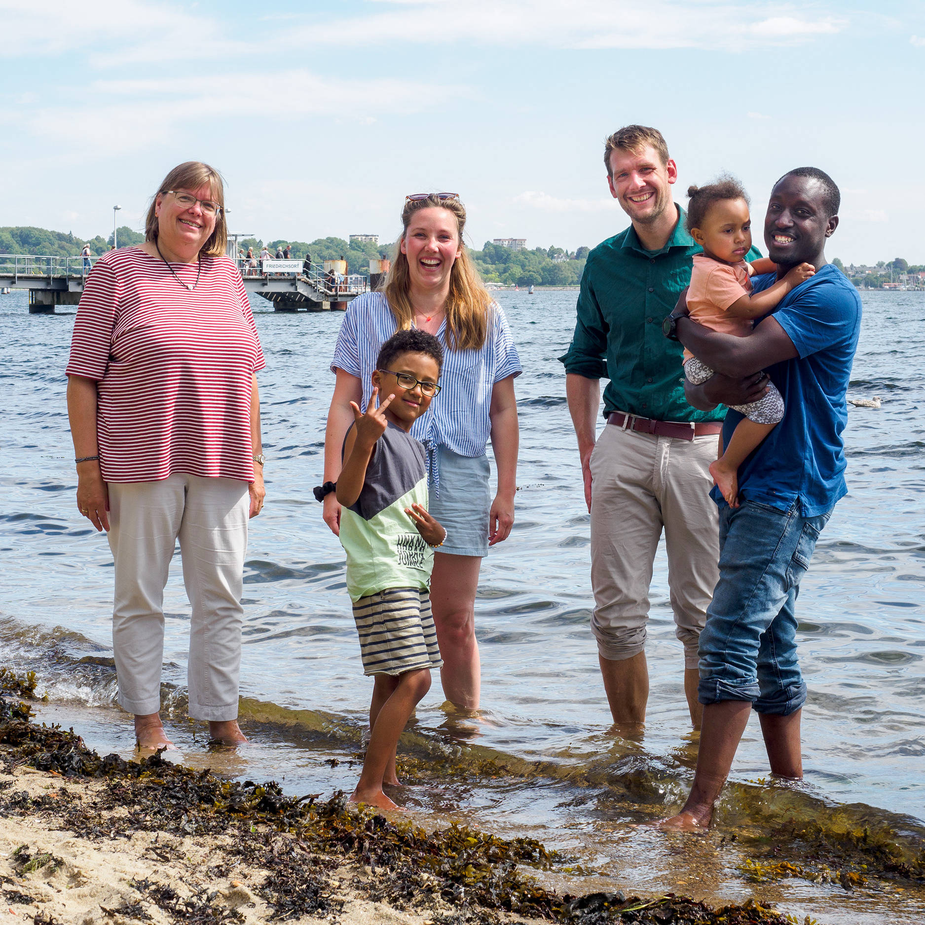 Almut Witt, Janina mit Marlon, Tim Schedel, Fortunate mit Anni