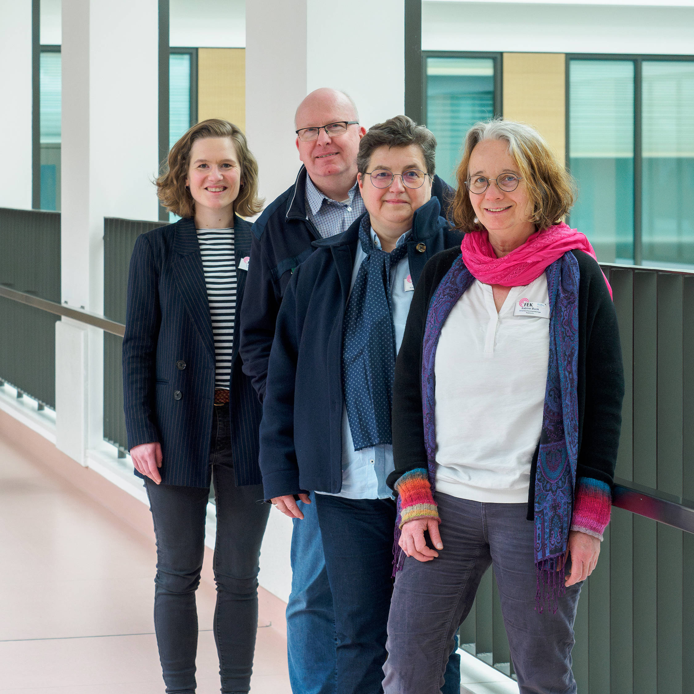 Lea Thermann, Martin Mayer, Iris Bendzuk und Sabine Buck (v. l.)
