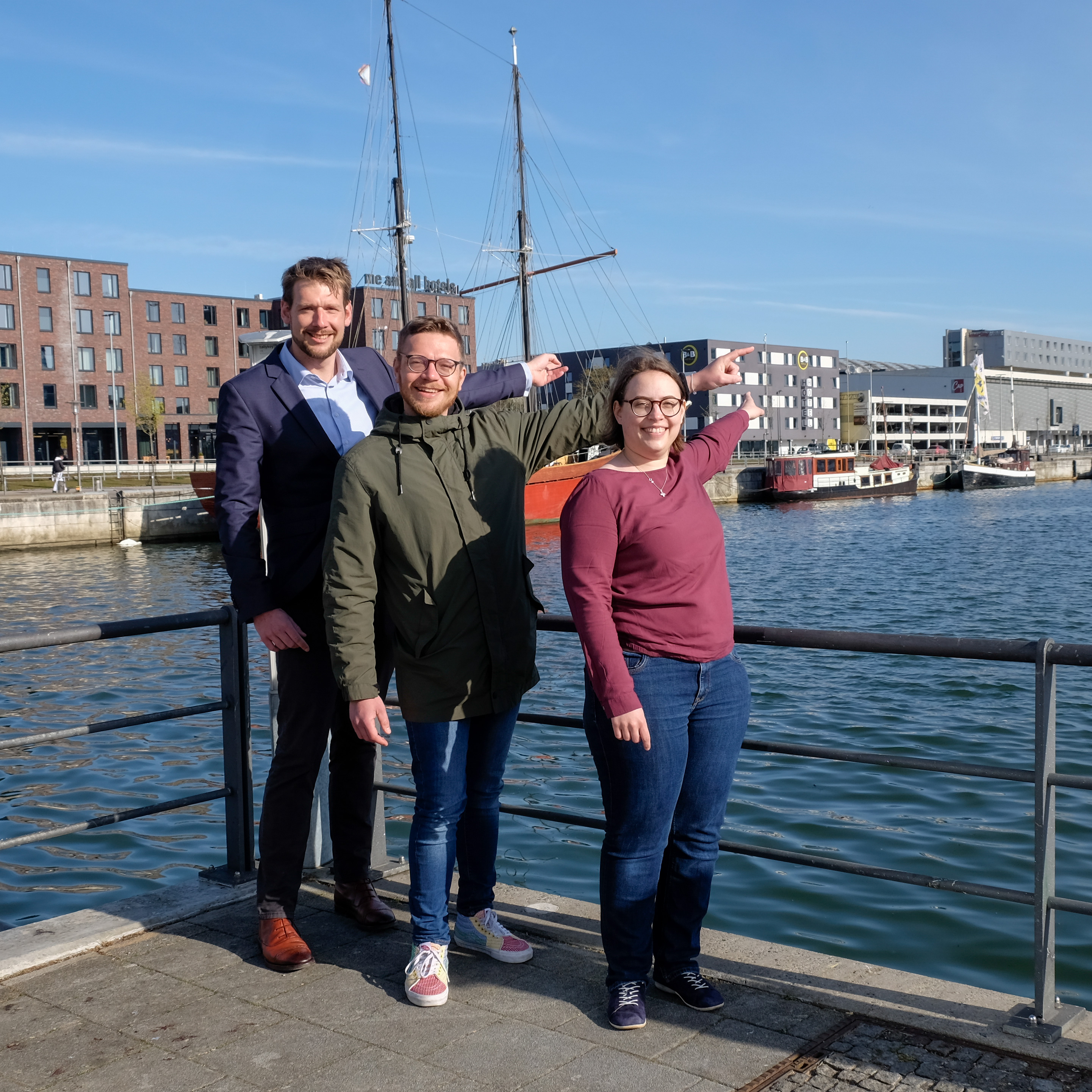 Pastor Tim Schedel, Pastor Daniel Rathjens, Pastorin Isa Gattermann