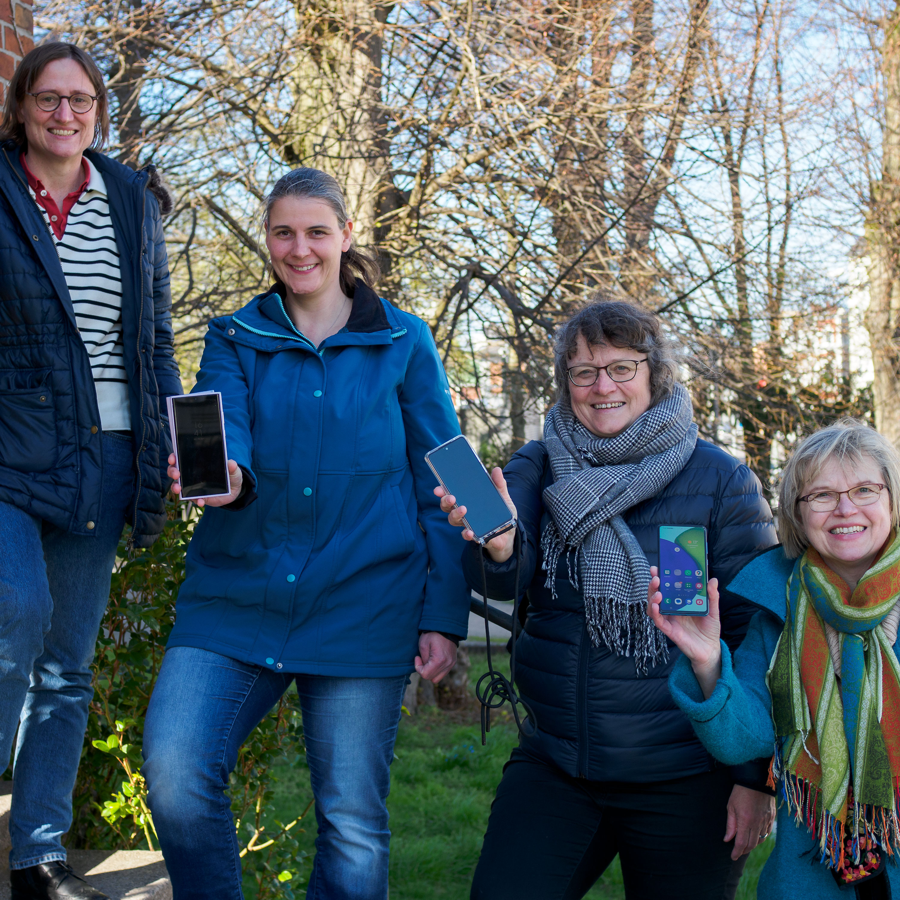 Mirjam Kull, Jessica Steffen, Simone Bremer und Martina Ulrich (v. l.)