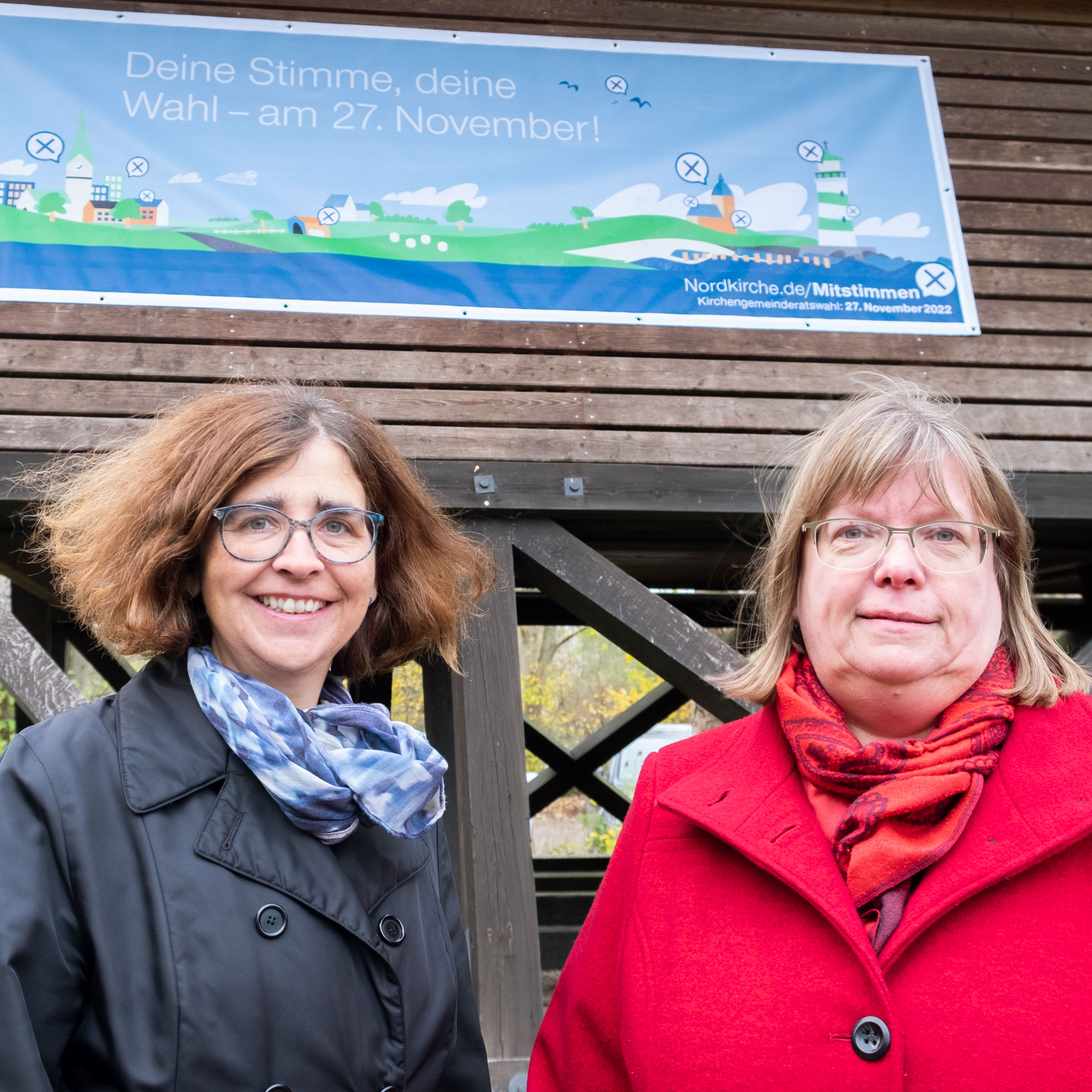 Pastorin Diana Wegener und Pröpstin Almut Witt